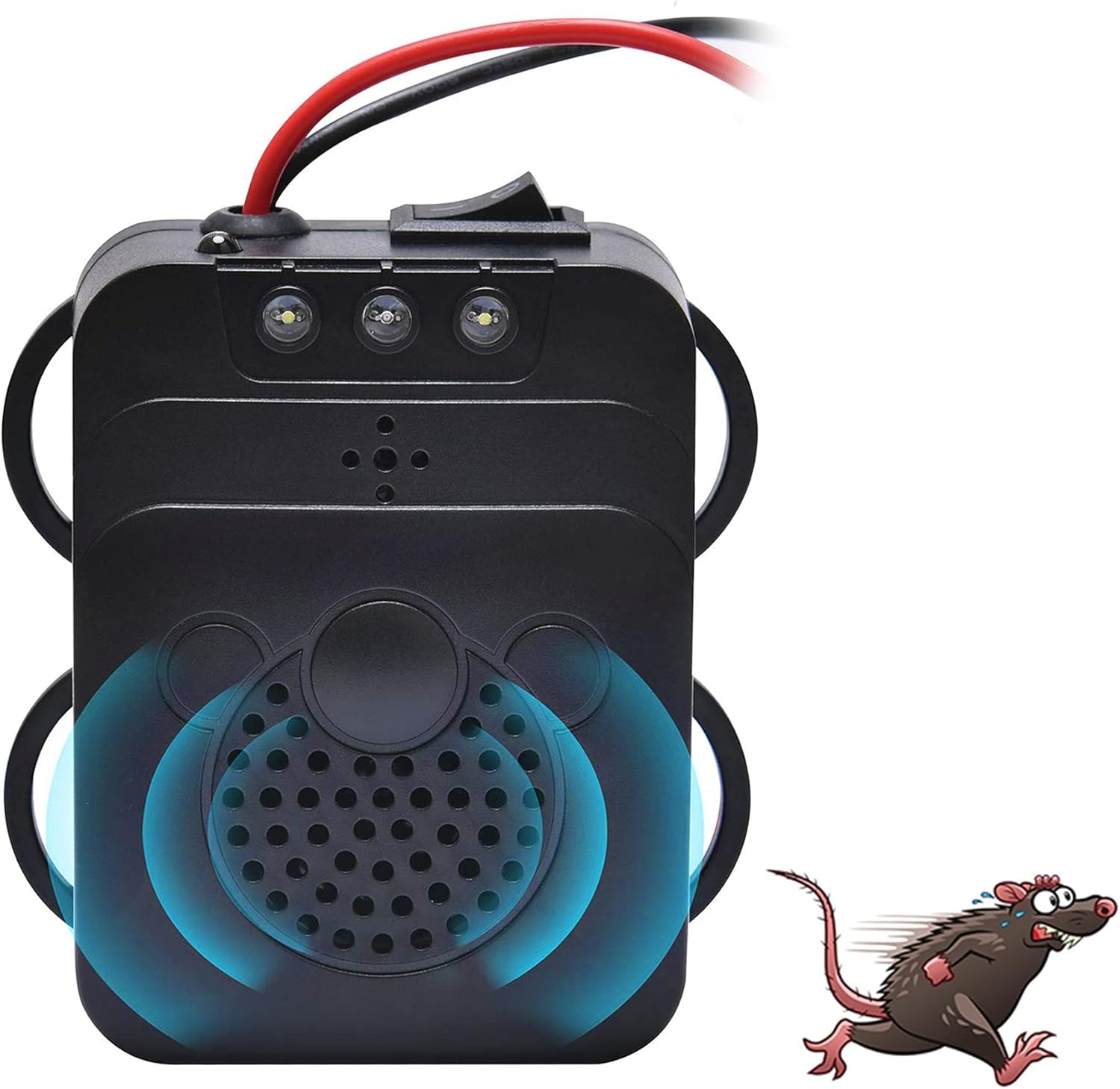 ItsyFox LONXAN Marderschreck Auto Strom, Marderschutz Ultraschall-Auto ...